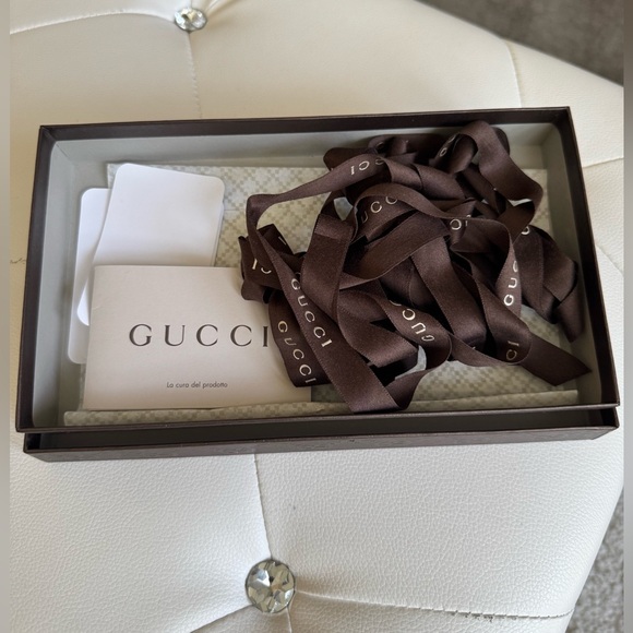 Gucci Brown GG Guccissima Monogram Leather Zip Bamboo Continental Wallet - Picture 3 of 17